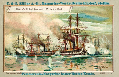 Bitwa morska pod Jasmundem, 17 marca 1864 (chromolitho)